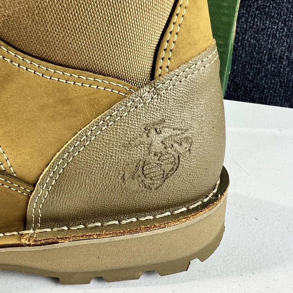 Danner USMC RAT Hot Weather Boots Mens Size 10.5 Coyote Tan Vibram Combat 15670X